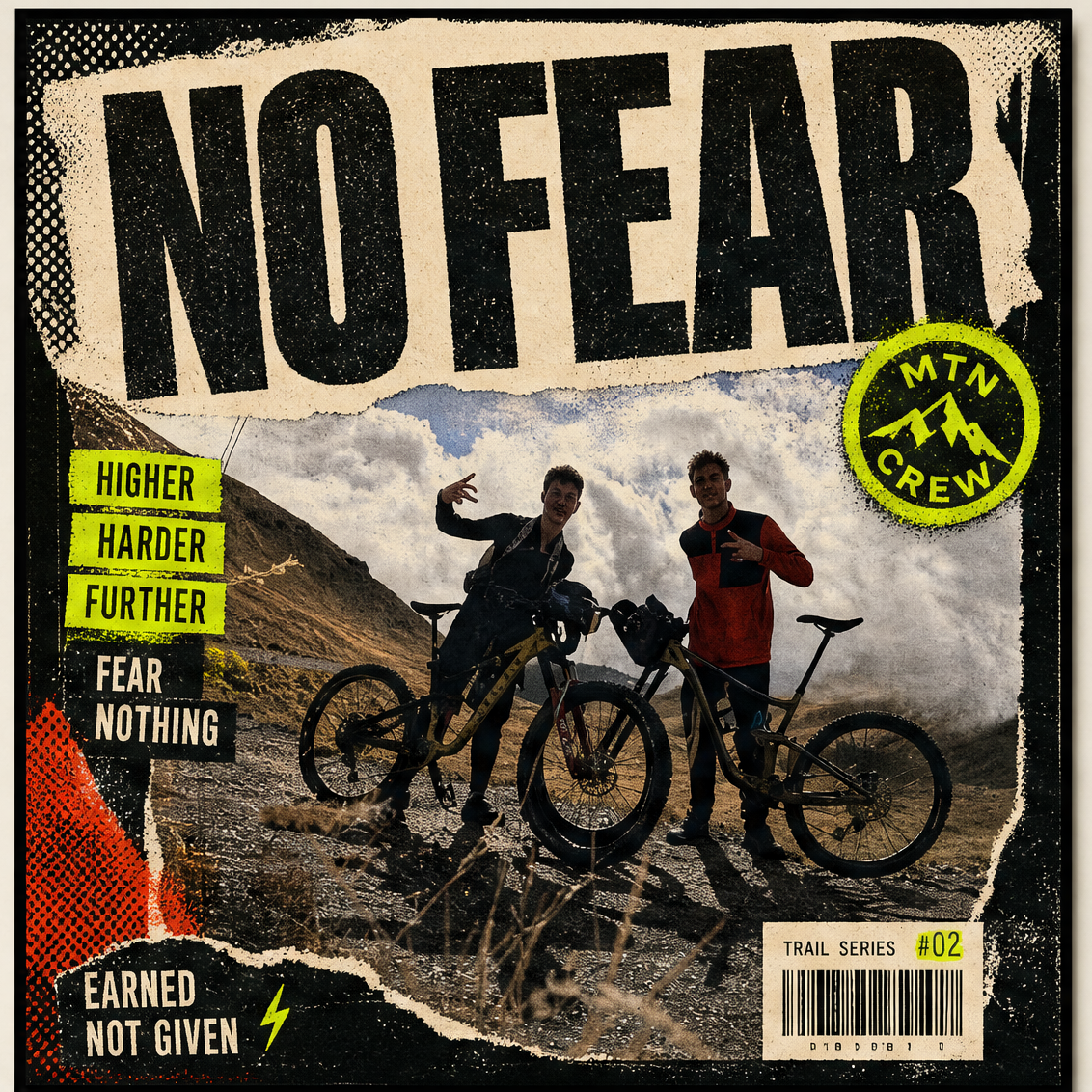 NO FEAR — MTB poster